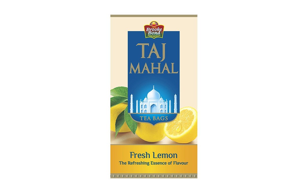 Brooke Bond Taj Mahal Fresh Lemon Tea Bags   Box  25 pcs